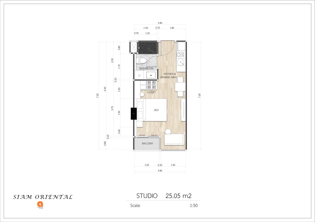 СТУДИЯ 25.05 m2