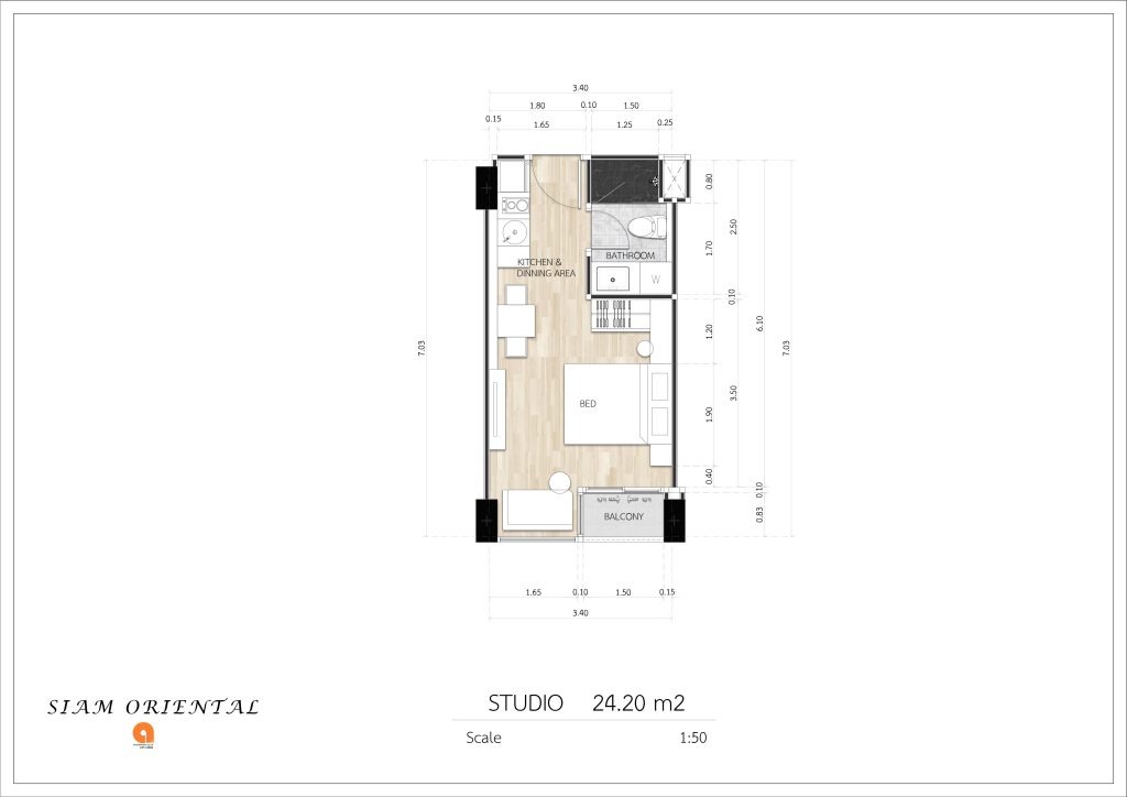 СТУДИЯ 24.20 m2